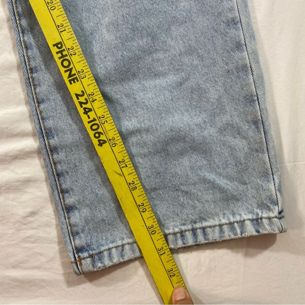 Cotton on Jeans Women’s 16 distressed low rise baggy straight Leg - Picture 5 of 6